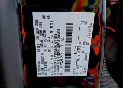 2018 Ford F150 Supercrew из США, поврежденный, VIN 1FTEW1CP6JKF19479